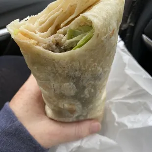Veggie burrito