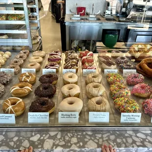 Selection of donuts