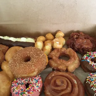 A variety of donuts