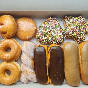 I love when Angel Donuts does special donuts like these heart and star donuts