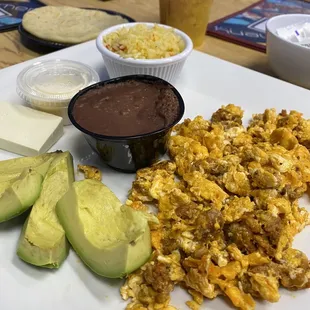Chorizo and Eggs Breakfast