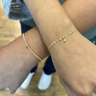 Permanent jewelry bracelet