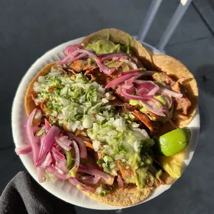 4 Al Pastor con Pina Tacos