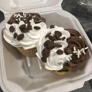 Tasty looking cupcakes - but the surprise was inside!