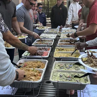 Catering photo drop