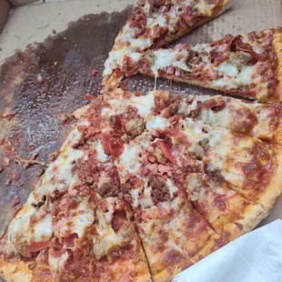 Over cooked no extra cheese