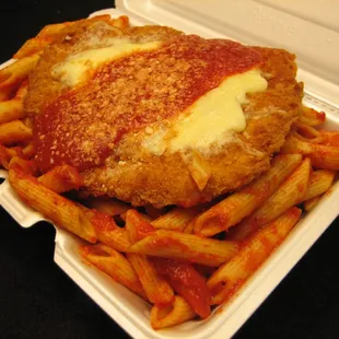 Chicken Parmesan Dinner $7.95