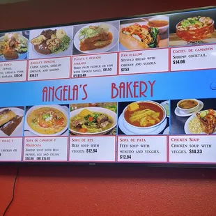 Menú  Precios nuevos