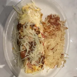 Chorizo omelet