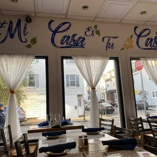 a view of the outside of the restaurant