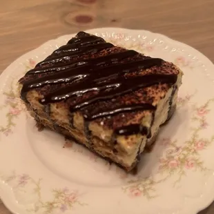 Tiramisu, made fresh on site.