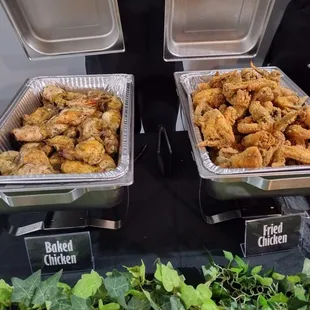 a variety of food items