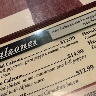 Special Calzone