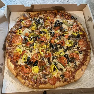 XL Veggie pizza