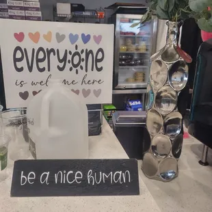 A reminder to be a nice human