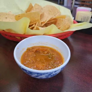 Hot sauce served warm