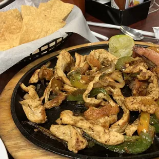 Chicken fajitas