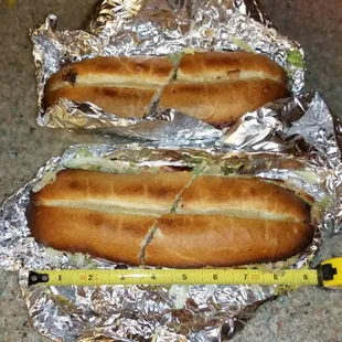 TWO WHOLE ITALIAN HOAGIES