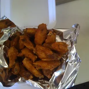 Seasoned wings