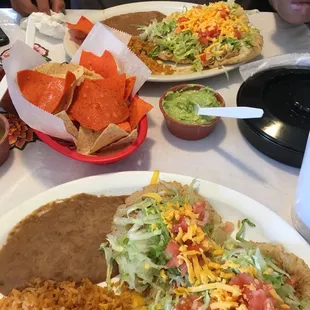 Having lunch with my husband.