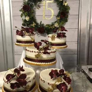 Beautiful quinceañera cake