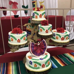 Amazing sweet 15 or 16 , wedding  and special occasion cakes