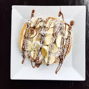 Nutella banana pancakes