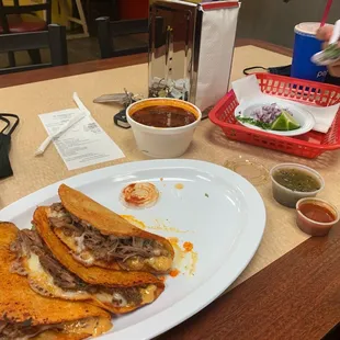 Queso birria tacos