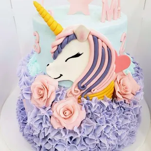 Two-tiered Unicorn Dream Cake - 2019.05.11