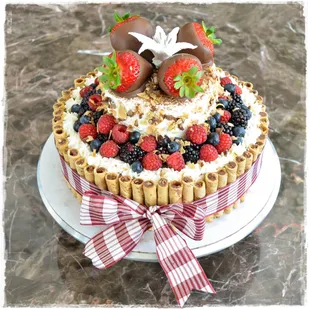 Mixed Berries Cake