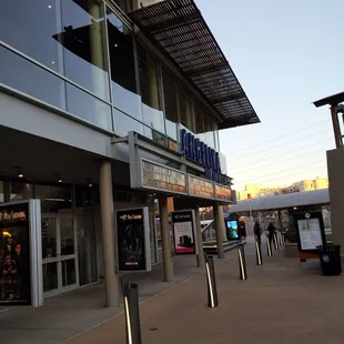outside