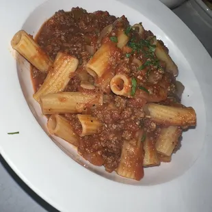 Rigatoni Bolognese