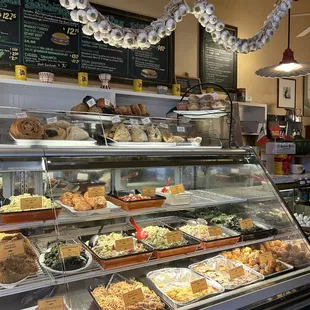 a display of food