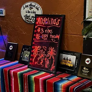 $3 margaritas all day Tuesdays