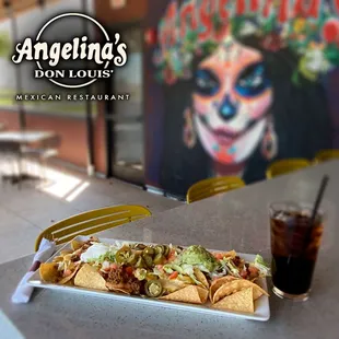 Fiesta Nachos!! Only $7 from 11am-4pm on Thursdays at Angelina's!!