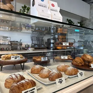 pastries on display