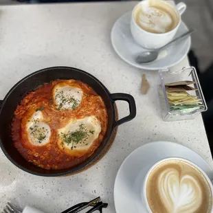 Shakshuka and Cafe con Leche