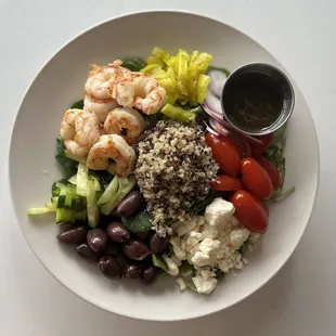 Greek Grain Bowl* | with Shrimp