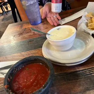 We ordered salsa but got ketchup instead  Its all Tex at this restaurant no Mex.