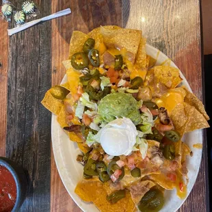 Nachos with chicken
