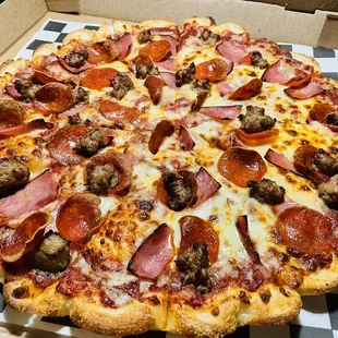 a pizza in a box
