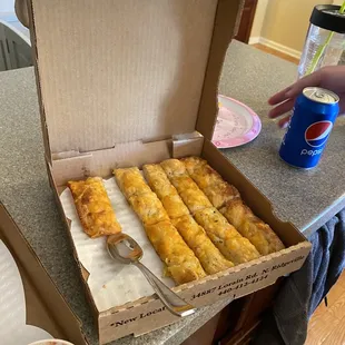Cheesy breadsticks