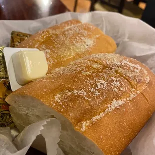 a sandwich with butter