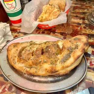 Fried Buffalo chicken calzone