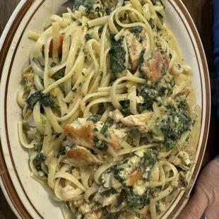 Chicken Angelina with pasta, large