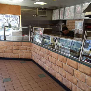 the interior of the restaurant