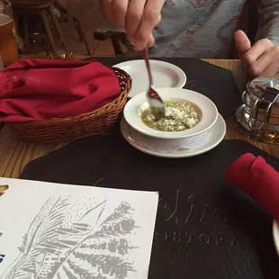 Bread and spiced oil