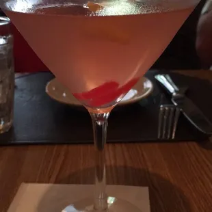 Swedish Fish Martini!! Great job again Zack!!