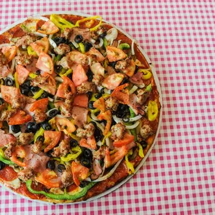 pizza, food