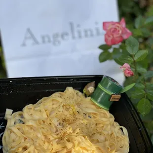Tagliolini limone.  My fave!!
